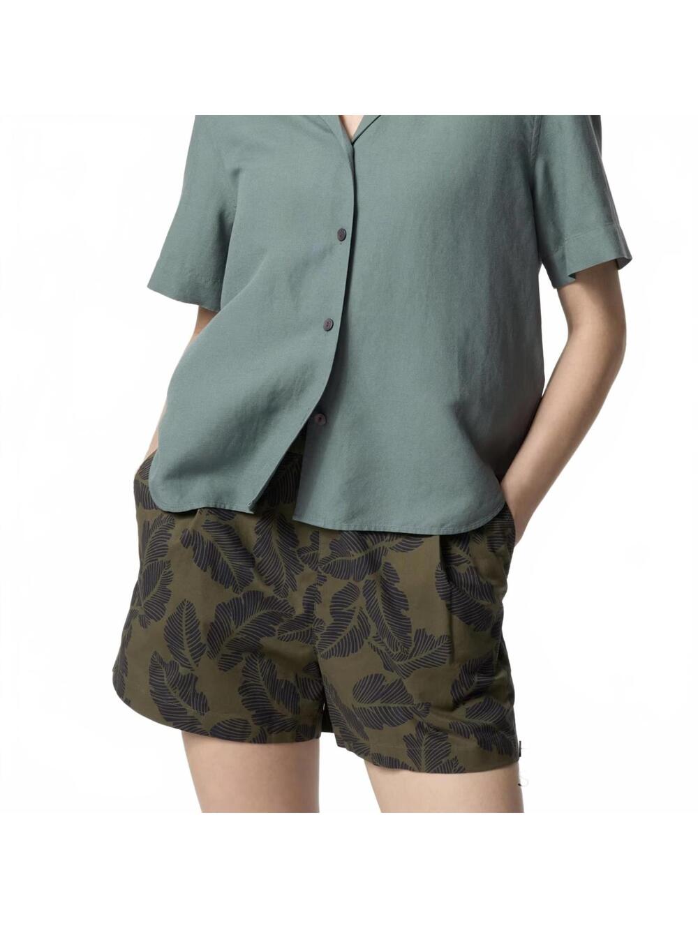 Uniqlo Cotton Easy Shorts NWT Olive XS